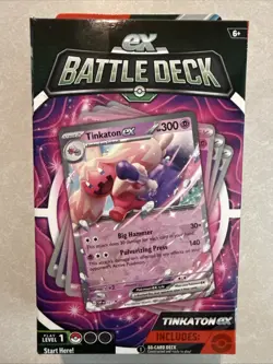 Pokemon Tinkaton ex Battle Deck Level 1 60-Card Set - Image 1