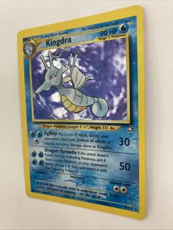 Pokemon TCG Unlimited Kingdra Holo Neo Genesis Card 8/111 LP - Image 2