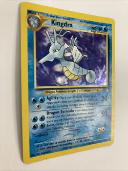 Pokemon TCG Unlimited Kingdra Holo Neo Genesis Card 8/111 LP - Image 3
