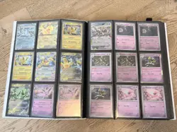 Prismatic Evolutions - Near Complete Master Set w/ Binder 291 Cards NM Promo - Image 5