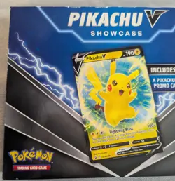 2022 Pokemon Pikachu V Showcase Includes Pikachu V Promo Card & 3 Booster Packs - Image 2
