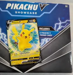 2022 Pokemon Pikachu V Showcase Includes Pikachu V Promo Card & 3 Booster Packs - Image 3