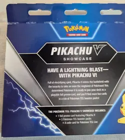 2022 Pokemon Pikachu V Showcase Includes Pikachu V Promo Card & 3 Booster Packs - Image 5