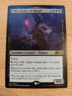 Vilis, Broker of Blood - 122/280 (Core Set 2020) - Near Mint NM - Rare - Image 1