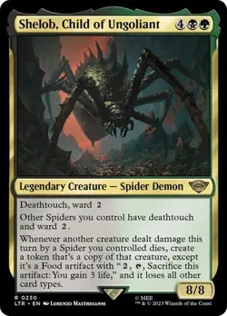 MTG - Shelob, Child of Ungoliant - Lord of the Rings - Magic the Gathering - Image 1