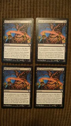 Magic: the Gathering / MtG Rite of Consumption x4 Shadowmoor - Image 1