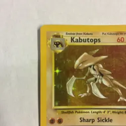 Kabutops 9/62 Fossil Holo Rare Card LP Pokemon TCG - Image 4