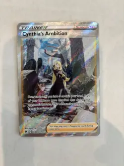 Cynthia’s Ambition GG60/GG70 - Crown Zenith Pokemon Card (MINT) - Image 1