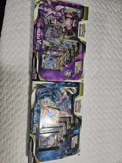 NEW-Pokemon Origin Forme Dialga & Palkia VSTAR Premium Collection Box Lot-Sealed - Image 1
