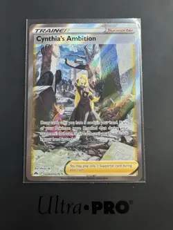 Pokemon TCG Cynthia's Ambition #GG60 Pokemon Crown Zenith - Image 1