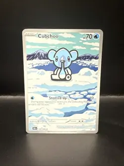 Pokemon TCG Cubchoo Illustration Rare Black Bolt 109/086 A - Image 3