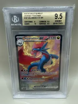 Salamence Ex 187/159 Pokemon Journey Together BGS Gem Mint 9.5 - Image 1