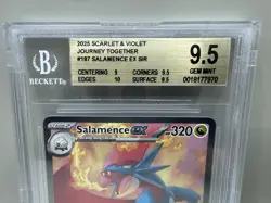 Salamence Ex 187/159 Pokemon Journey Together BGS Gem Mint 9.5 - Image 4