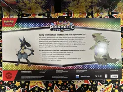 Pokemon Prismatic Evolution Lucario & Tyranitar EX Premium Collection *SEALED* - Image 2