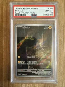 Blitzle - 195/182 [Paradox Rift] Pokemon TCG - Illustration Rare - PSA 10 - Image 1