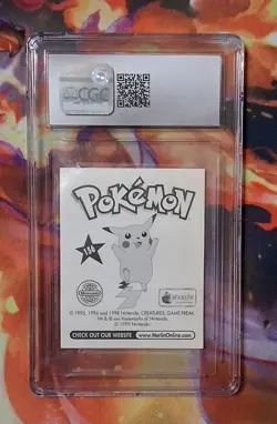 1998 Pokemon Merlin Series 1 #156 Metapod CGC 9.5 MINT+ - Image 2