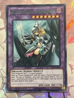 Dark Magician Girl the Dragon Knight Green DLCS-EN006 1st Edition Ultra Rare VLP - Image 1