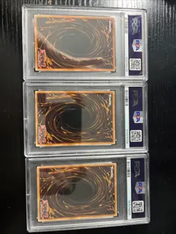 2024 Yu-Gi-Oh! PSA Graded 9 Lot (3) 1st Edition Holo Must See! - Image 3