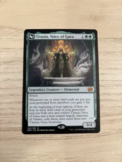 Titania, Voice of Gaea - The Brothers' War - MTG Magic Card NM - Image 1