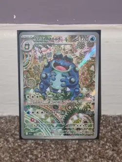 Pokemon TCG Seismitoad IR Black Bolt English Card 105/086 Near Mint Condition - Image 1