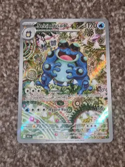 Pokemon TCG Seismitoad IR Black Bolt English Card 105/086 Near Mint Condition - Image 2