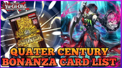 Yugioh Quarter Century Bonanza Singles - Choose Your Card (Super, Ultra, Secret) - Image 1