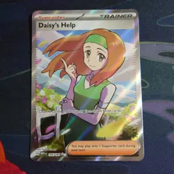 Daisy's Help 195/165 Pokemon 151 Full Art Trainer Pokemon Card Mint/NM - Image 1
