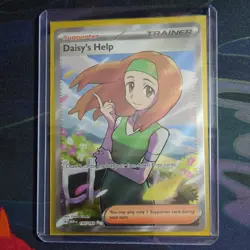 Daisy's Help 195/165 Pokemon 151 Full Art Trainer Pokemon Card Mint/NM - Image 3