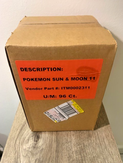 Pokemon Sun & Moon Unified Minds Booster 3 Card Gravity Box Complete 96 Packs - Image 1
