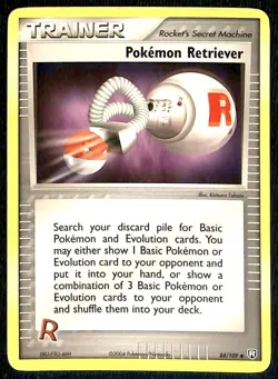 Pokemon Retriever Team Rocket Returns NM, 84/109 Pokemon Card - Image 1