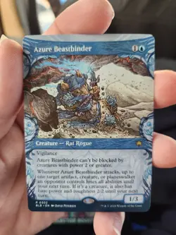 EXACT CARD PICTURD Azure Beastbinder Showcase BLB 0302 MTG Bloomburrow Eng Non-F - Image 1