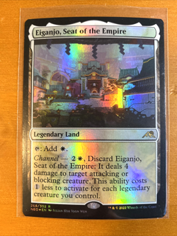 Eiganjo, Seat of the Empire 268/302 (Foil) MTG Kamigawa Neon Dynasty NM - Image 1