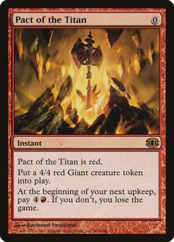 Pact of the Titan Regular - Future Sight MTG-NM - Image 1