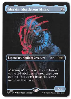 Marvin, Murderous Mimic (Showcase) #367 Duskmourn: House of Horror NM - Image 1