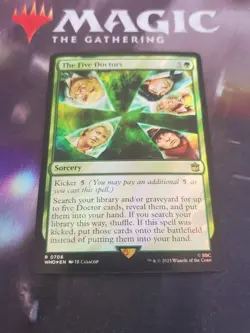 Mtg. The Five Doctors. Surge Foil. #706 Doctor Who. Pack Fresh - Image 1