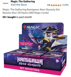 Magic: The Gathering Kamigawa: Neon Dynasty Set Booster Box | 30 Packs (360... - Image 1
