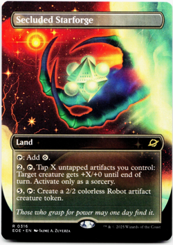 Secluded Starforge (Borderless) - Edge of Eternities - MTG Magic NM/M - Image 3