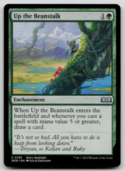 Up the Beanstalk U Wilds of Eldraine 195 NM - Image 1