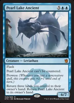 Slightly Played, English - 4 x MTG Pearl Lake Ancient Khans of Tarkir - Image 1