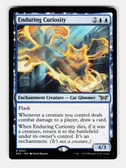 MTG: Enduring Curiosity | Duskmourn: House of Horror 51 NM - Image 1