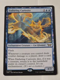 MTG - Enduring Curiosity - Duskmourn: House of Horror - Image 1