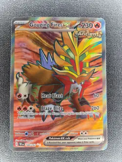 Pokemon TCG Gouging Fire Ex 188/162 Temporal Forces Ultra Rare NM - Image 1