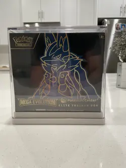Pokemon Center ETB Mega Evolution Lucario with case included - Image 1