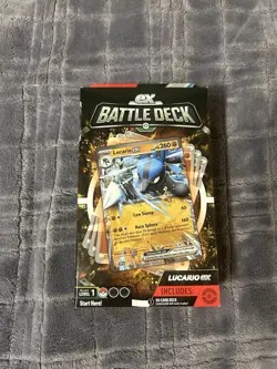 Pokemon EX Battle Deck Lucario,Greninja, And Ampharos - Image 1