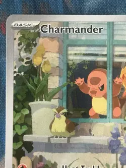 Charmander Illustration Rare Promo SVP 044 Pokemon Obsidian Flames NM Near Mint - Image 2