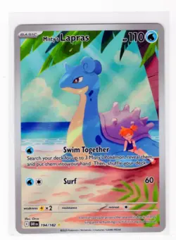 Pokemon TCG Misty's Lapras Destined Rivals 194/182 - Image 1