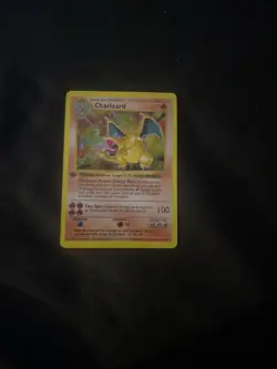 1999 Pokemon Base Set 1st Edition Holo Charizard #4/102 - Image 3