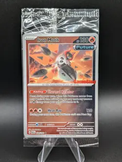 Pokemon Iron Moth 028/182 Paradox Rift GameStop Promo SEALED - Image 1