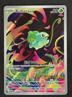 Bulbasaur 133/132 Stamped Mega Evolution Promo Pokemon TCG - Image 1