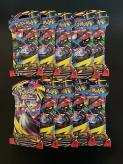 Pokemon Mega Evolutions 10 Sleeved Booster Packs - Image 1